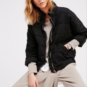 Free people Dolman quilted bomber jacket